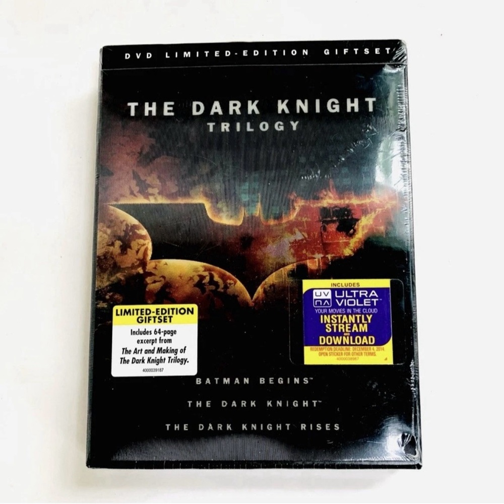 Batman - The Dark Knight Trilogy DVD 2012 Limited Edition Giftset NEW & SEALED